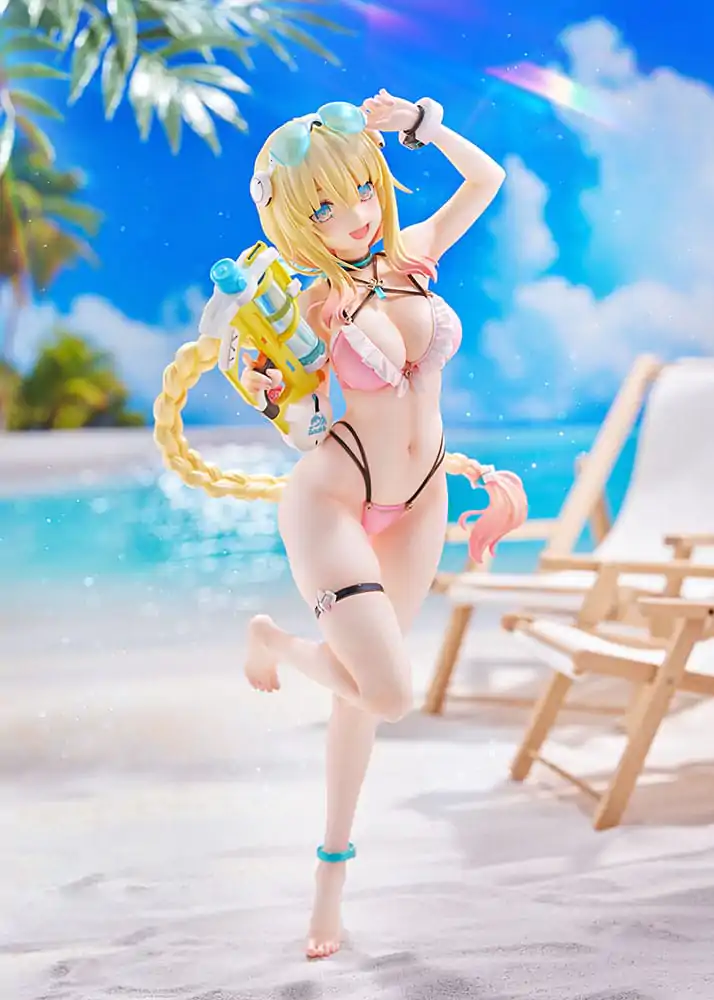 Phantasy Star Online PVC Statue 1/7 es Akhtal Summer Vacation 24 cm Produktfoto
