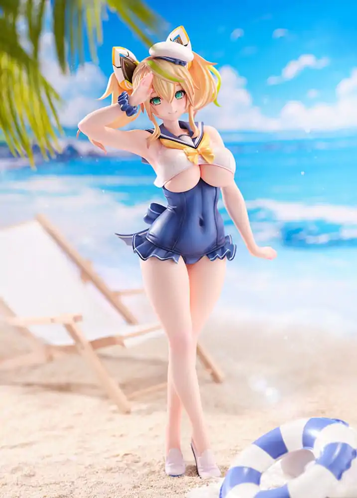 Phantasy Star Online 2 PVC Statue 1/7 Es Cool Breeze Gene - Summer Vacation 26 cm Produktfoto