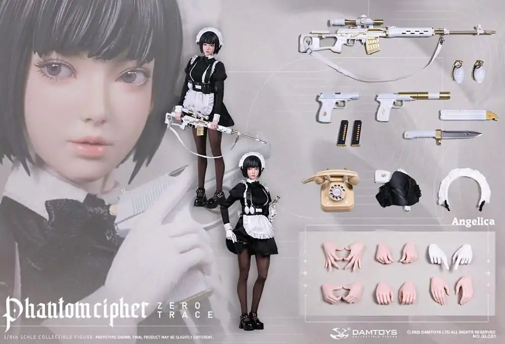 Phantom Cipher: Zero Trace Action Figur 1/6 Angelica 30 Zentimeter Produktfoto