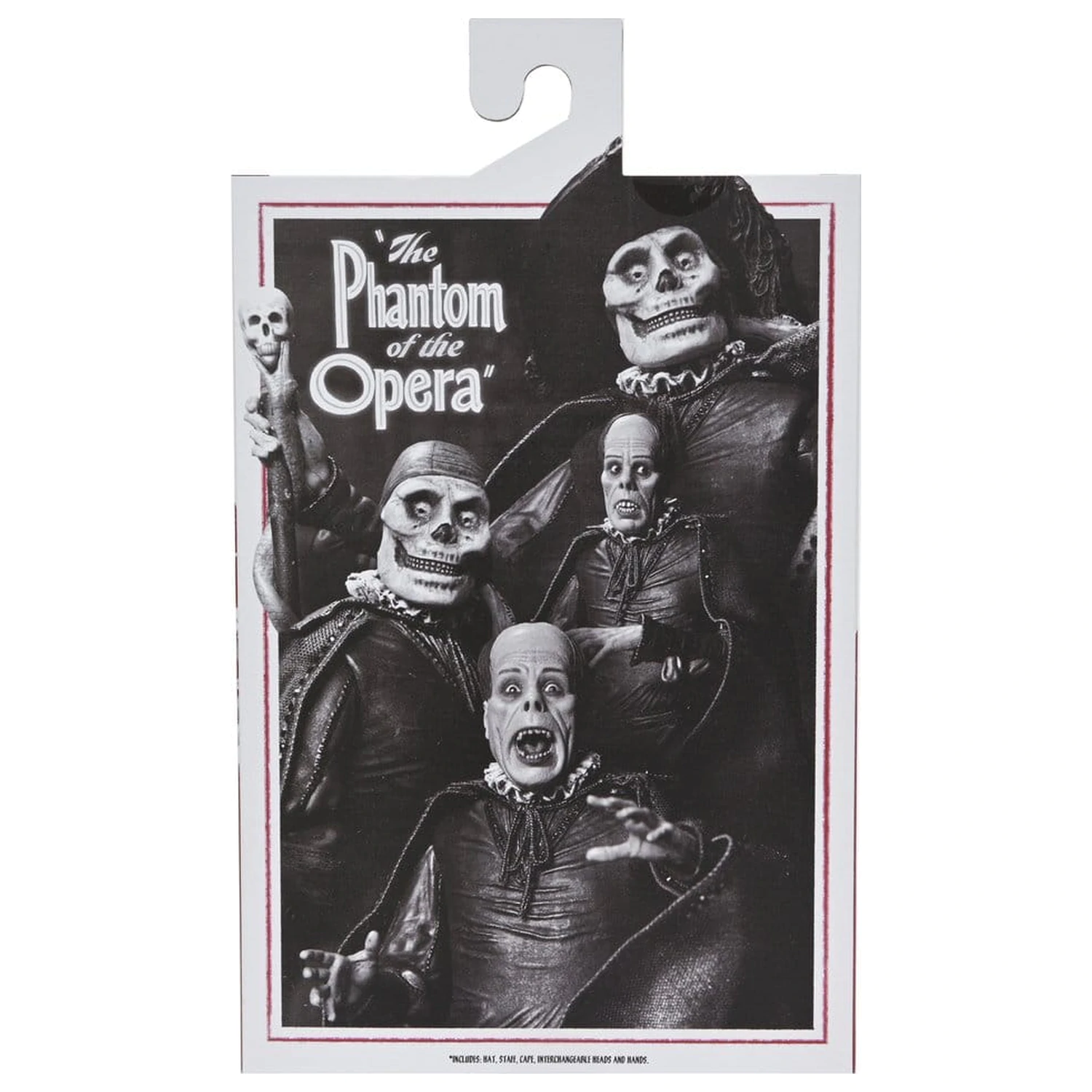 Phantom of the Opera (1925) Ultimate Actionfigur Masque of the Red Death (B&W) 18 cm Produktfoto
