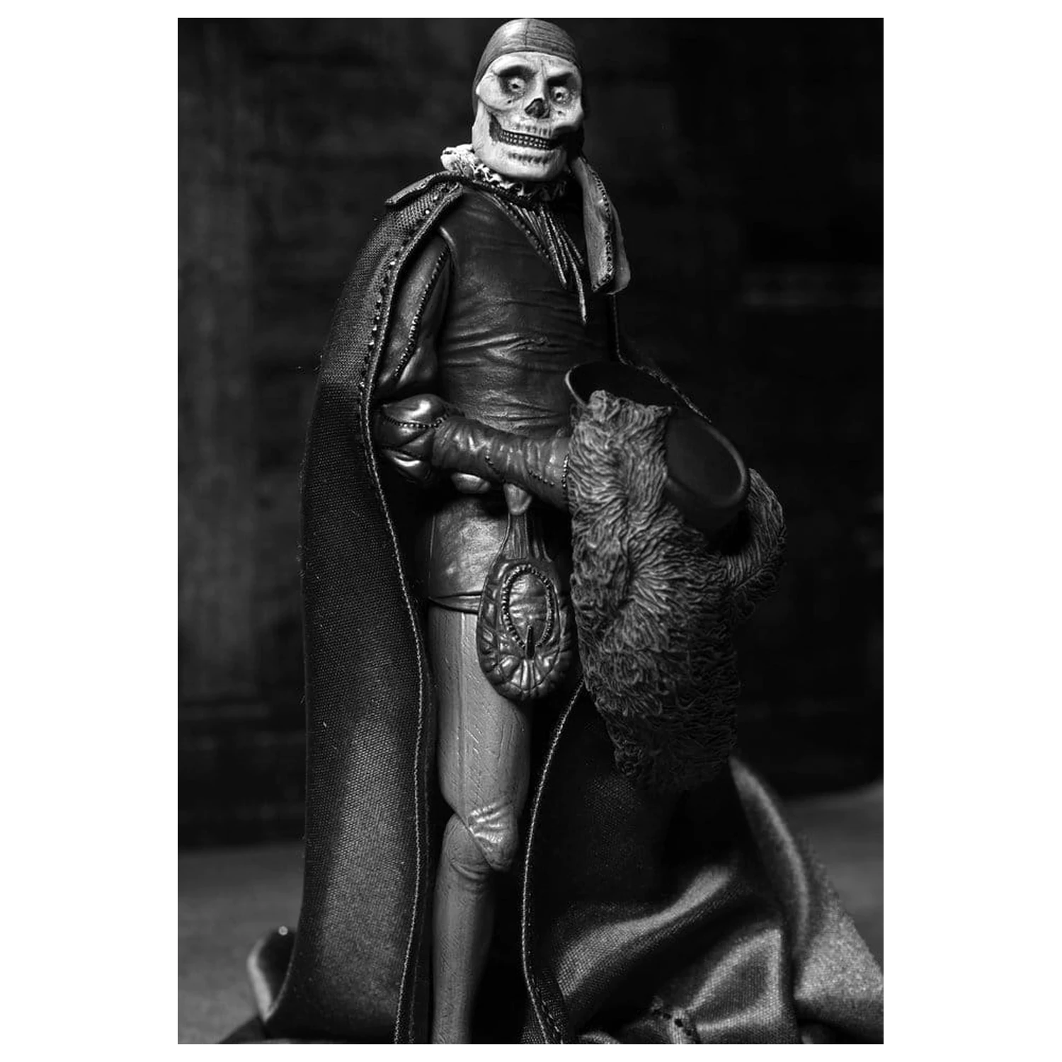 Phantom of the Opera (1925) Ultimate Actionfigur Masque of the Red Death (B&W) 18 cm Produktfoto