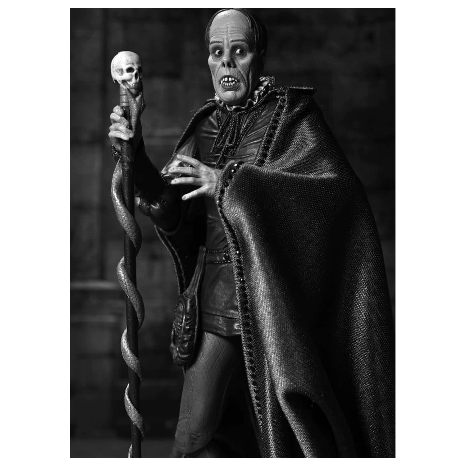 Phantom of the Opera (1925) Ultimate Actionfigur Masque of the Red Death (B&W) 18 cm Produktfoto