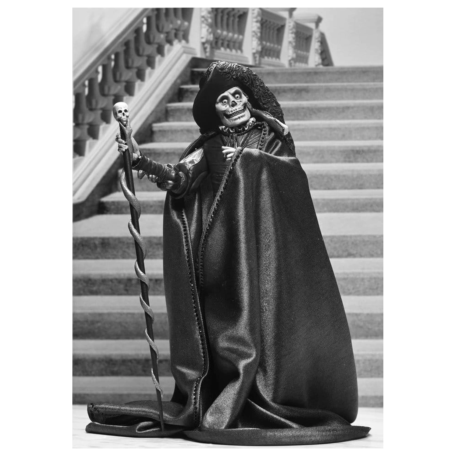 Phantom of the Opera (1925) Ultimate Actionfigur Masque of the Red Death (B&W) 18 cm Produktfoto