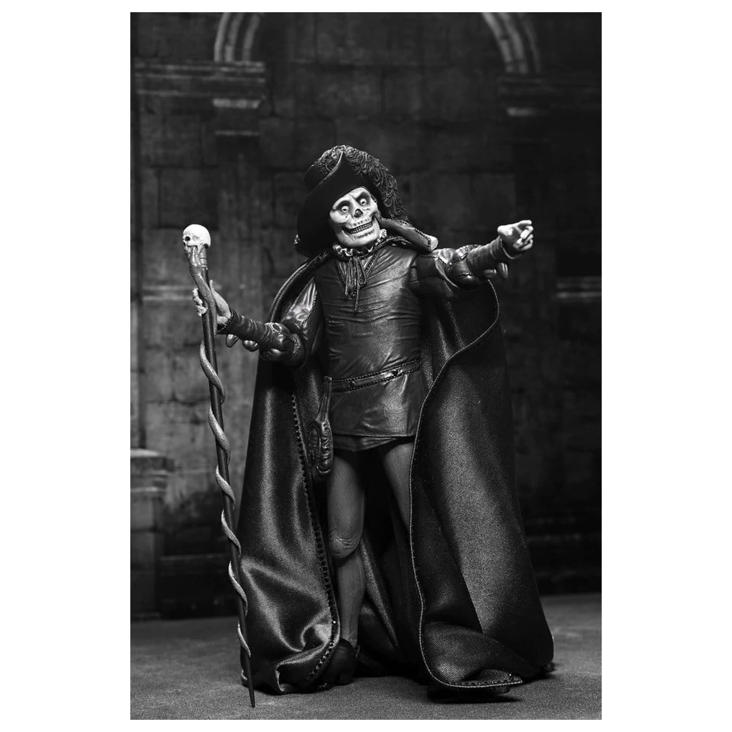 Phantom of the Opera (1925) Ultimate Actionfigur Masque of the Red Death (B&W) 18 cm Produktfoto