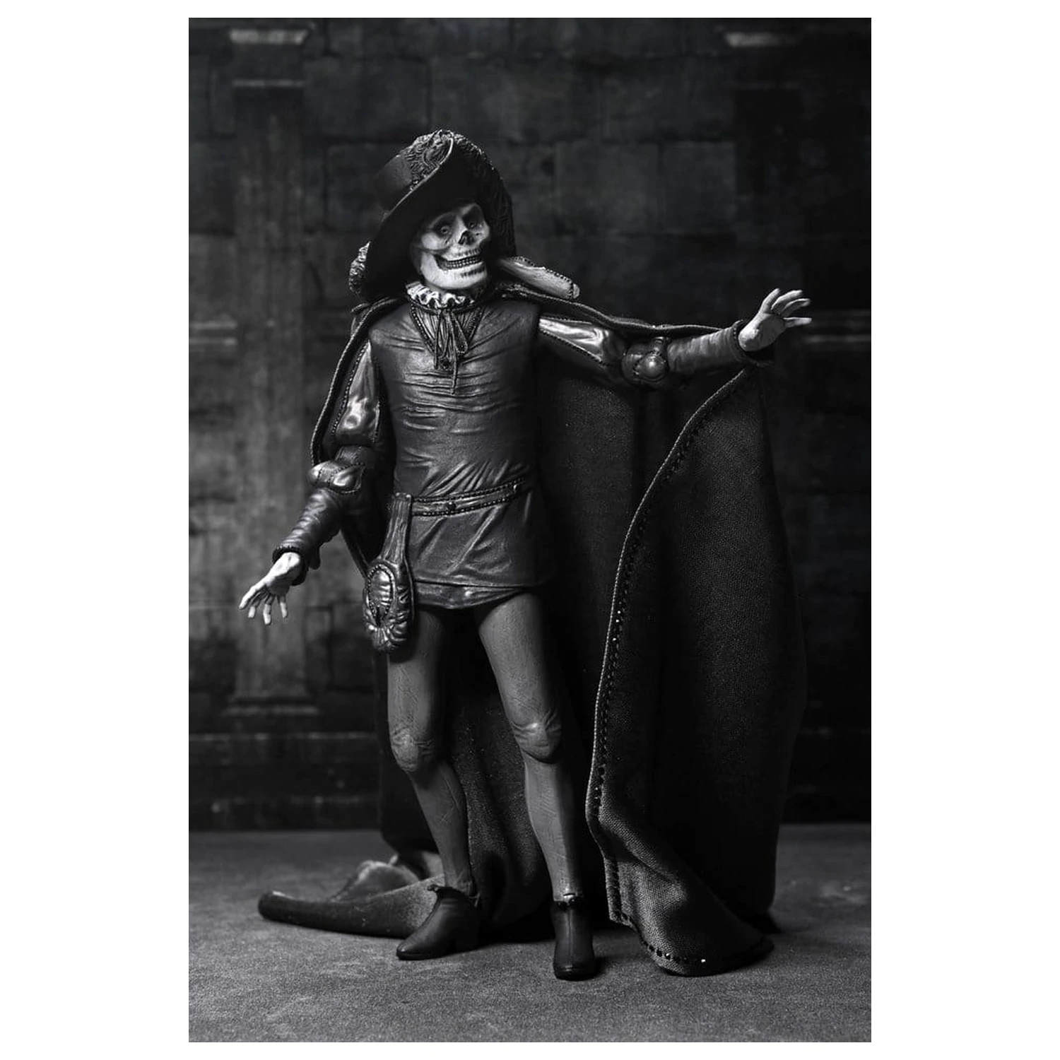 Phantom of the Opera (1925) Ultimate Actionfigur Masque of the Red Death (B&W) 18 cm Produktfoto