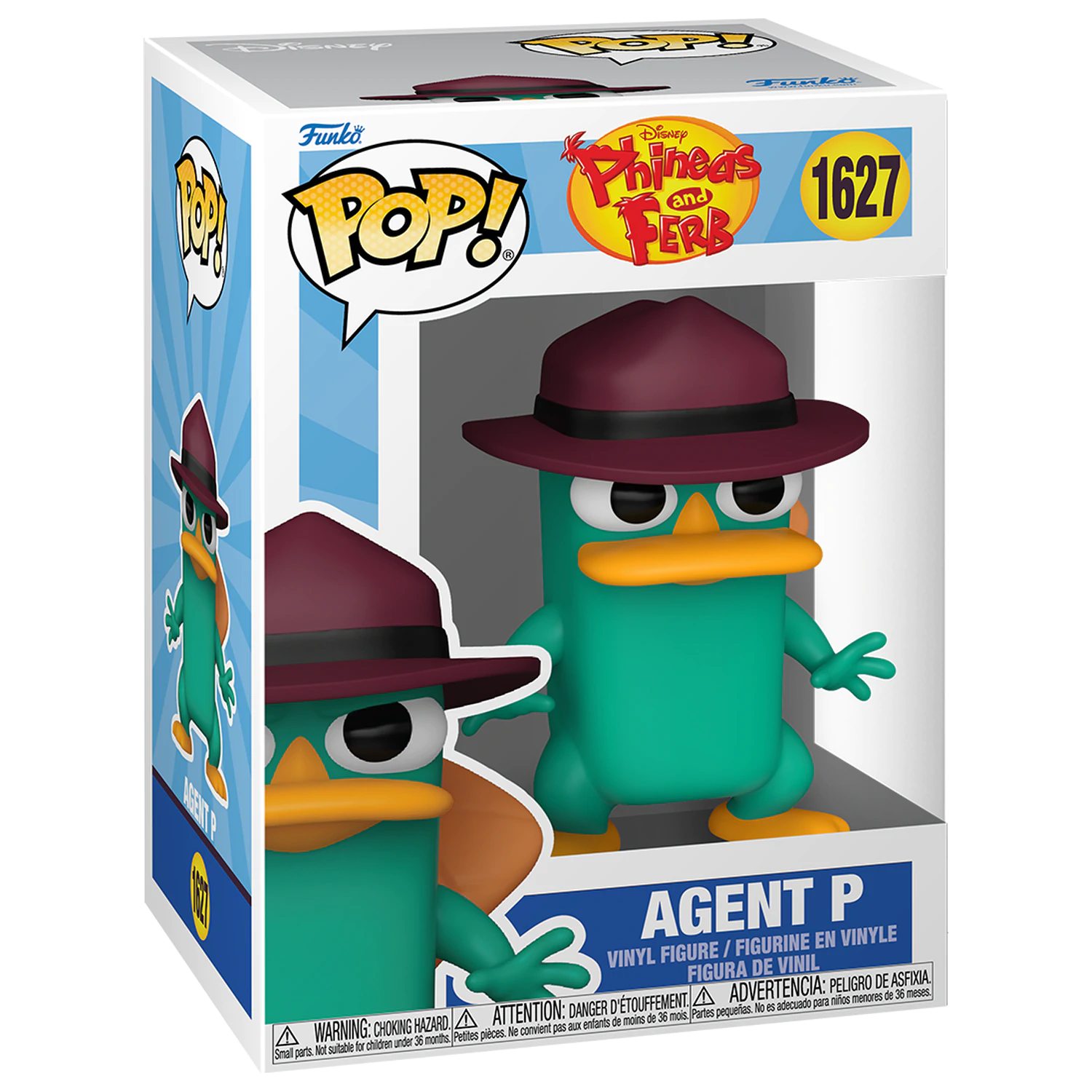 Phineas and Ferb Funko POP! Disney Vinyl Figur Agent Perry 9 cm Produktfoto