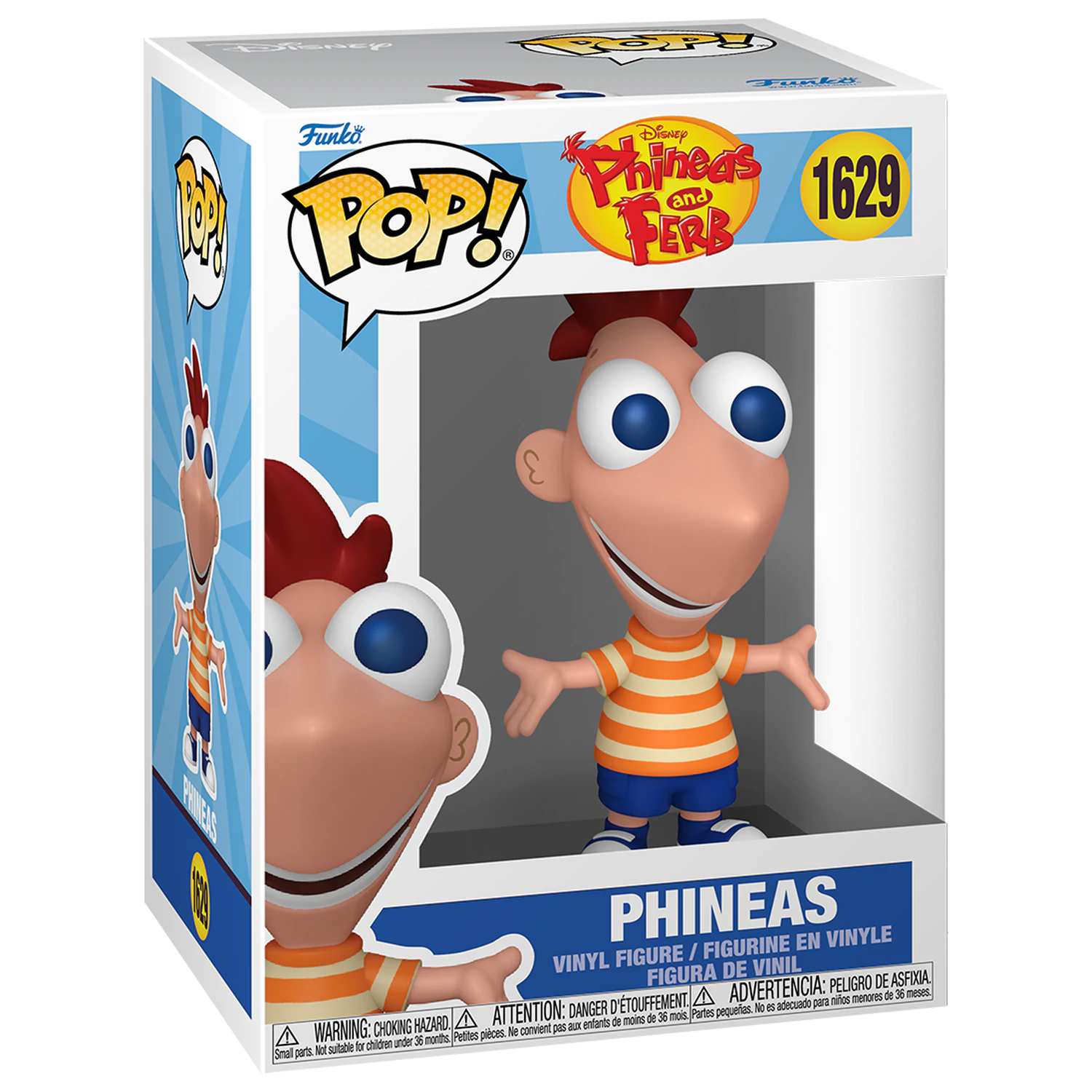Phineas and Ferb Funko POP! Disney Vinyl Figur Phineas 9 cm Produktfoto