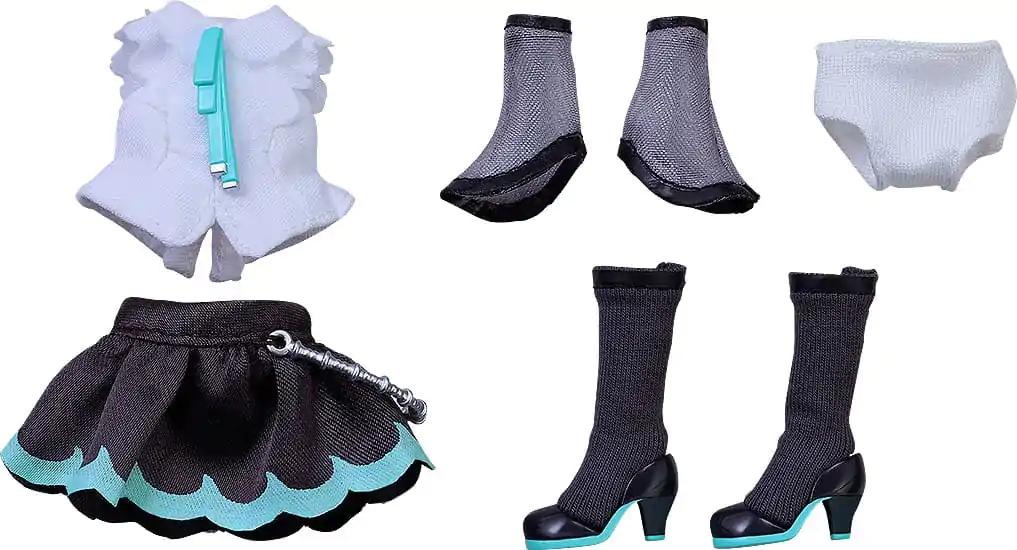 Piapro Characters Nendoroid Zubehör für Nendoroid Doll Figuren Outfit Set: Snow Miku Yukiiro Pop Ver. Produktfoto