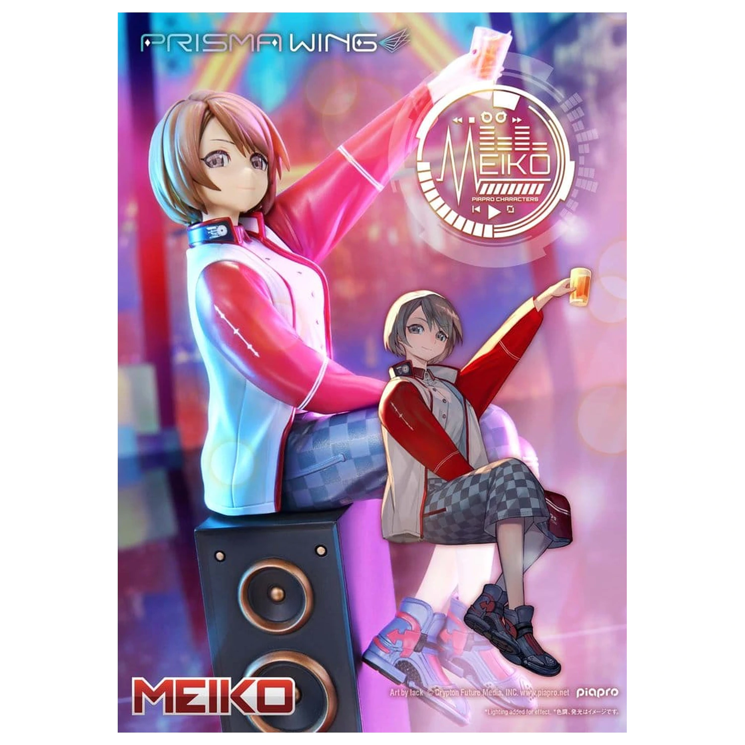 Piapro Characters Prisma Wing Statue im Maßstab 1/7 Meiko Illustration by lack 21 cm Produktfoto