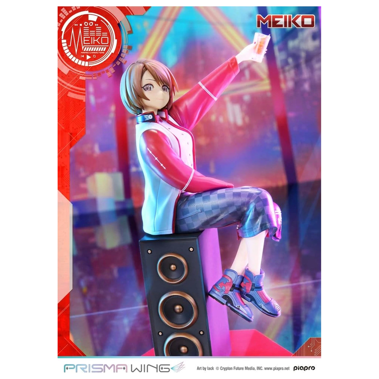 Piapro Characters Prisma Wing Statue im Maßstab 1/7 Meiko Illustration by lack 21 cm Produktfoto