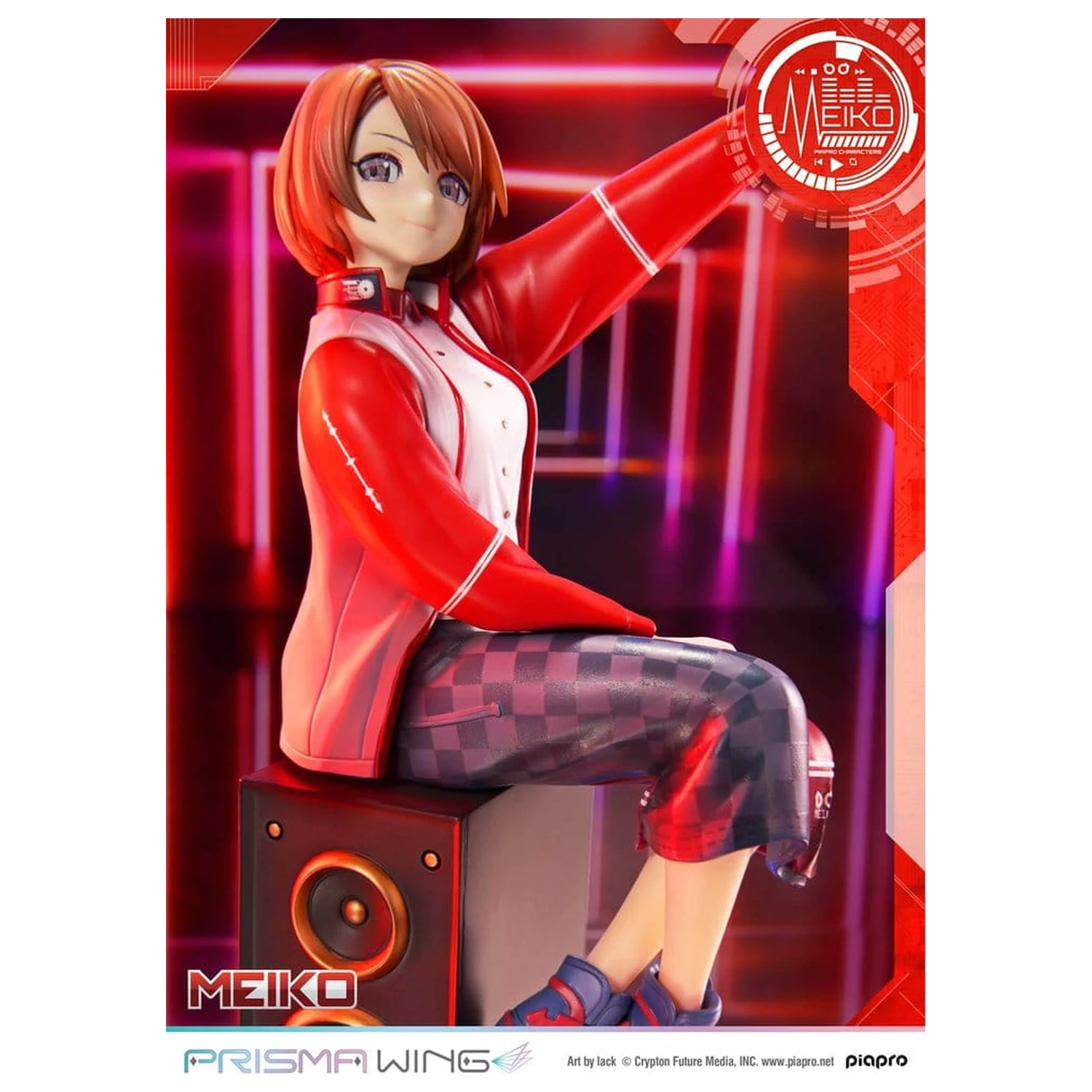 Piapro Characters Prisma Wing Statue im Maßstab 1/7 Meiko Illustration by lack 21 cm Produktfoto