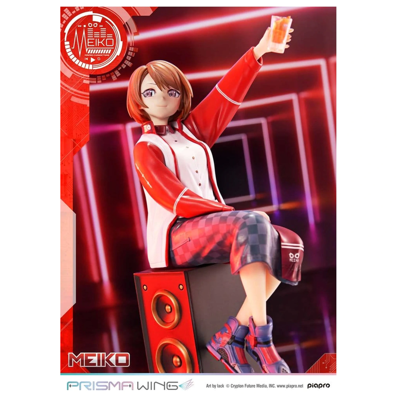 Piapro Characters Prisma Wing Statue im Maßstab 1/7 Meiko Illustration by lack 21 cm Produktfoto