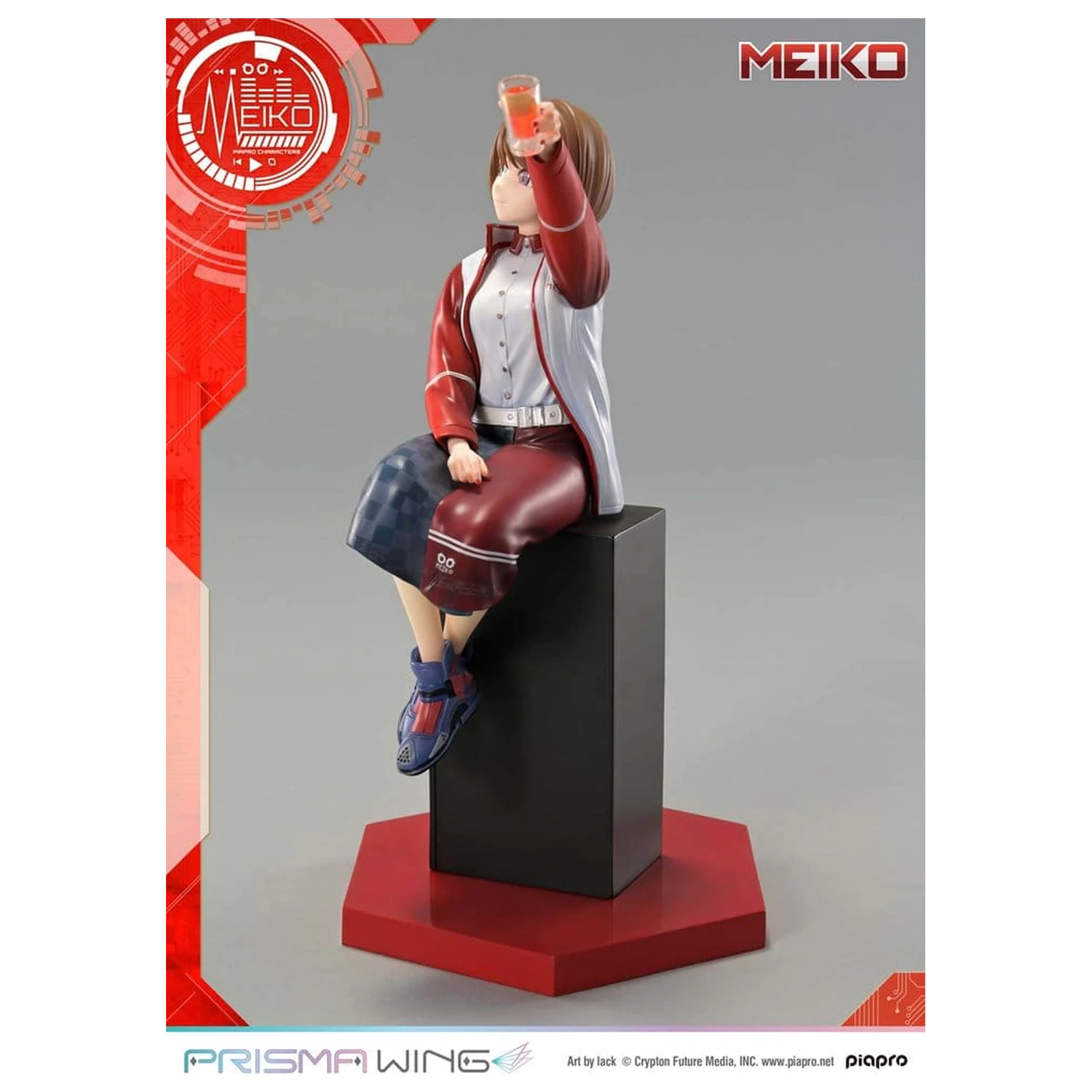 Piapro Characters Prisma Wing Statue im Maßstab 1/7 Meiko Illustration by lack 21 cm Produktfoto