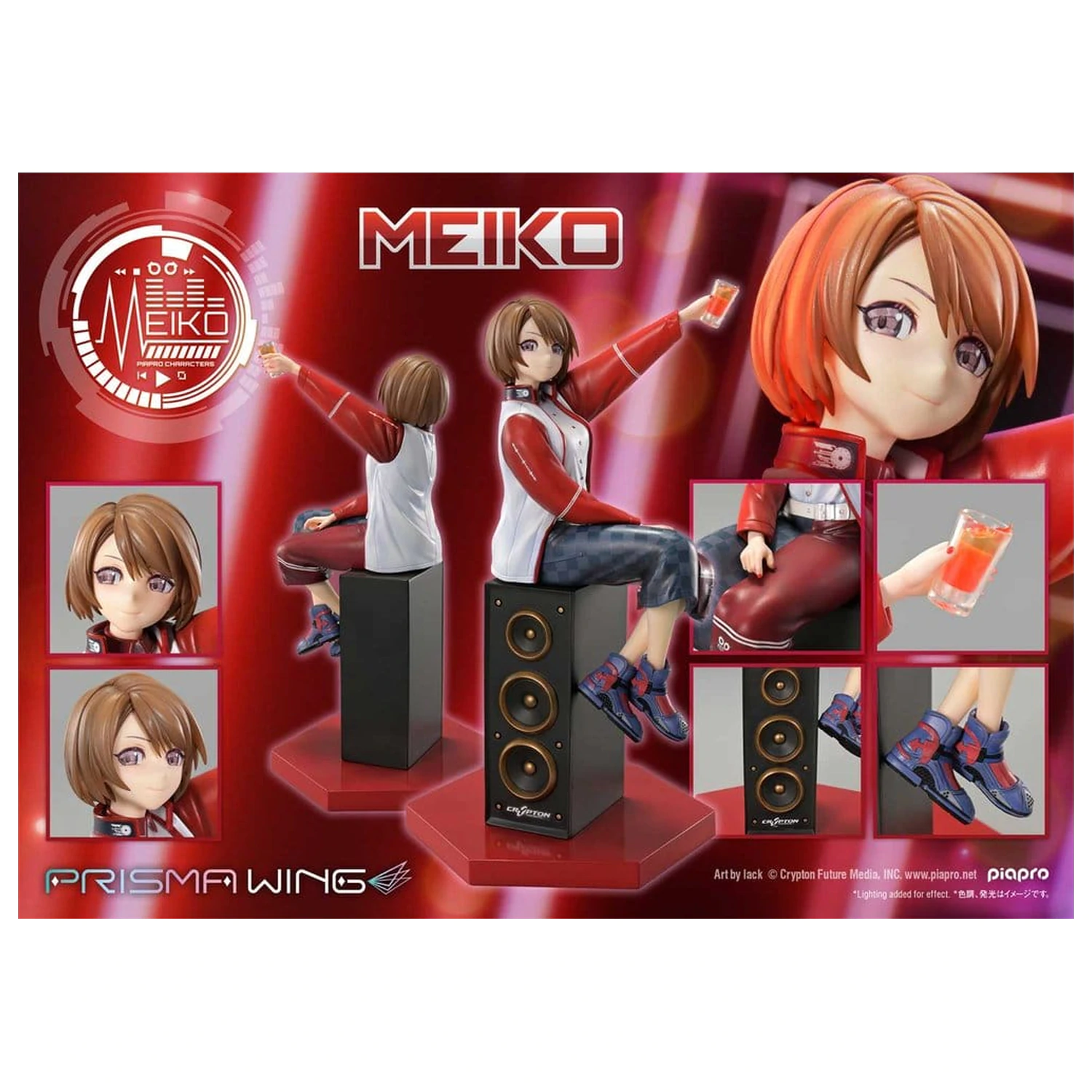 Piapro Characters Prisma Wing Statue im Maßstab 1/7 Meiko Illustration by lack 21 cm Produktfoto