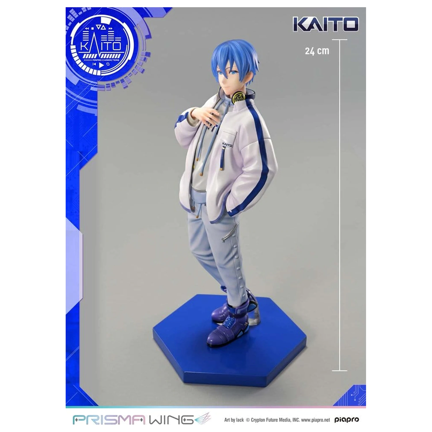 Piapro Characters Prisma Wing Figur 1/7 KAITO "Art by lack" 24 cm Produktfoto