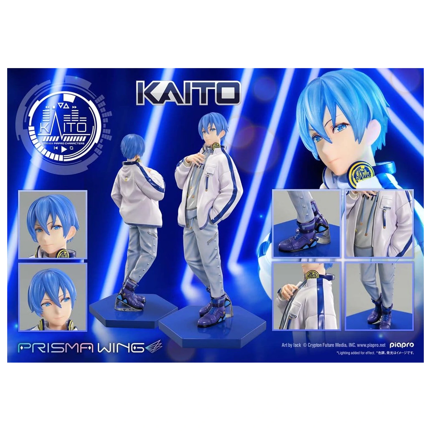 Piapro Characters Prisma Wing Figur 1/7 KAITO "Art by lack" 24 cm Produktfoto