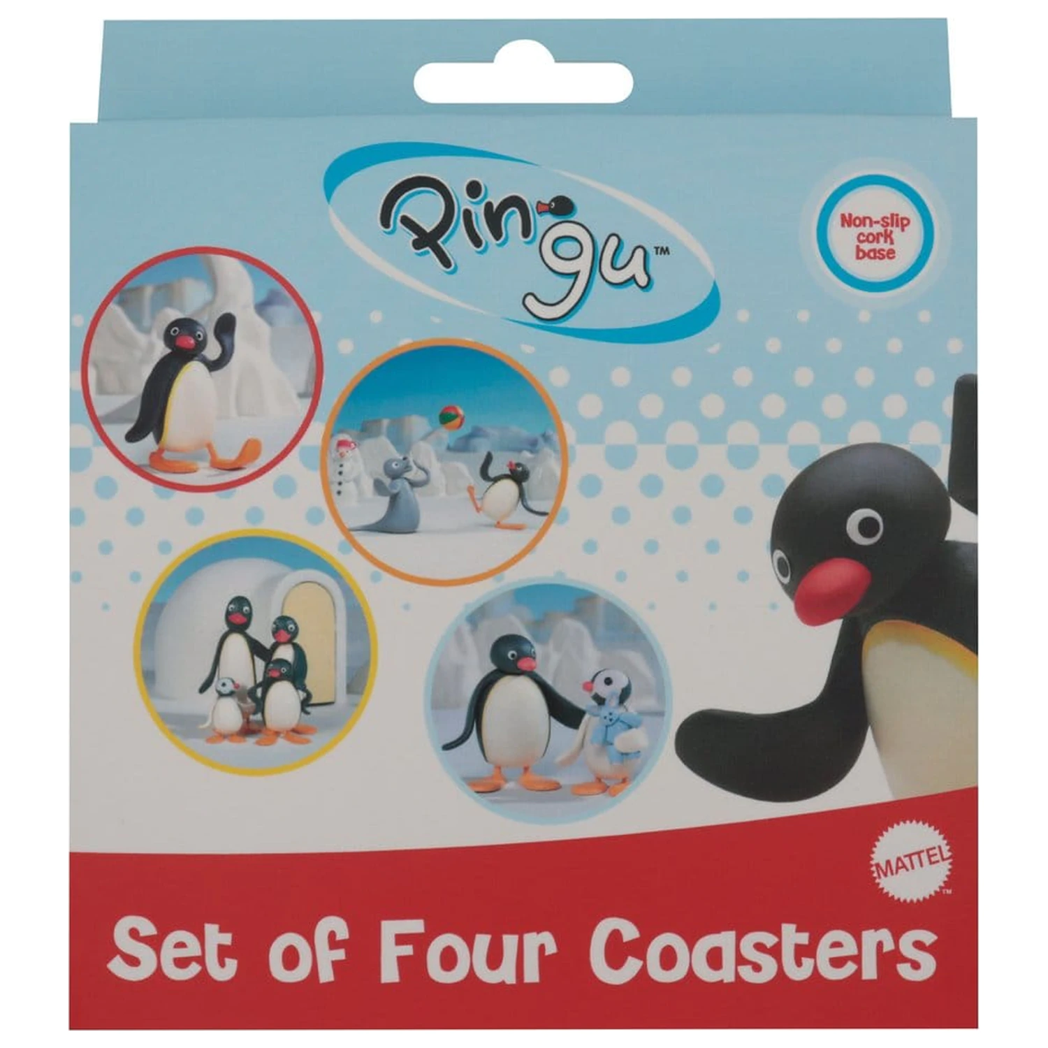 Pingu Coaster 4er-Pack Produktfoto