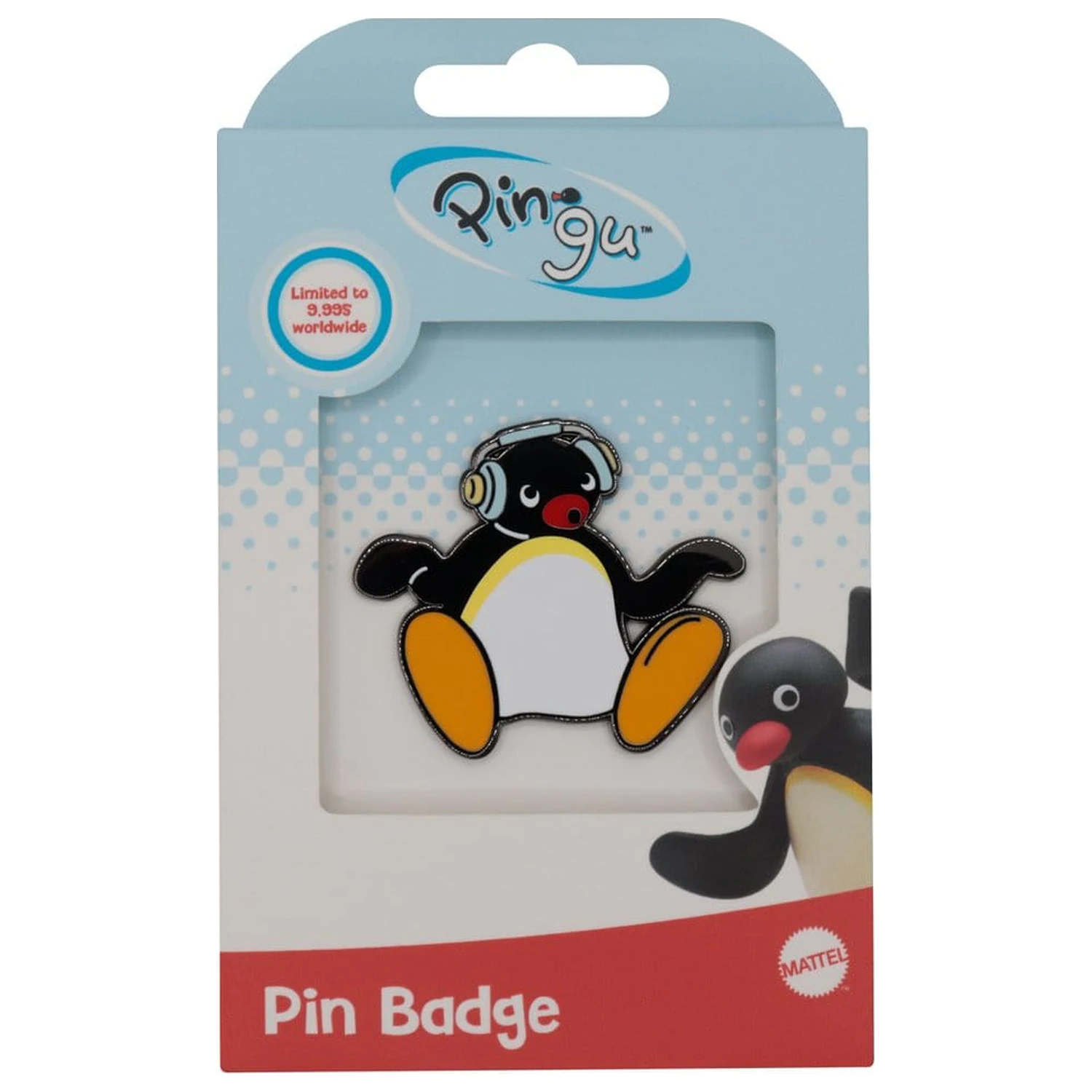 Pingu Pin Anstecker Kopfhörer Limited Edition Produktfoto