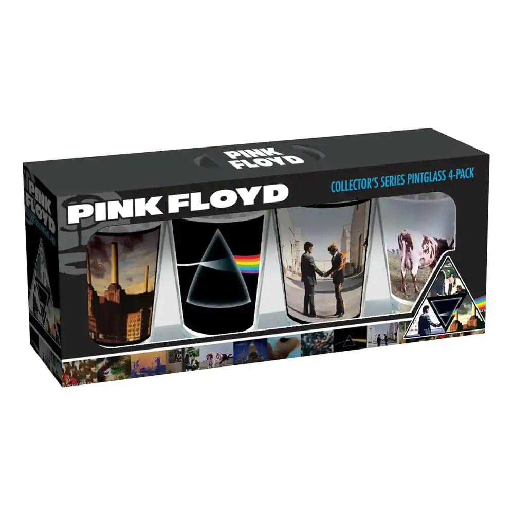 Pink Floyd: Album Covers 16 oz Glass 4-er Pack Glas 470 ml Produktfoto