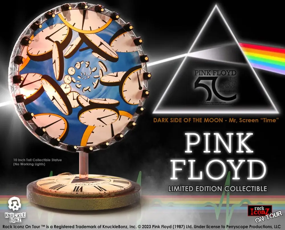 Pink Floyd Rock Iconz On Tour Statue Time Projection Screen (Dark Side of the Moon Tour) 25 cm termékfotó