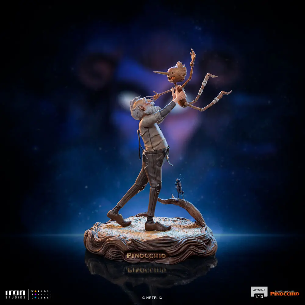 Pinocchio Art Scale Statue 1/10 Gepeto & Pinocchio 23 cm Produktfoto