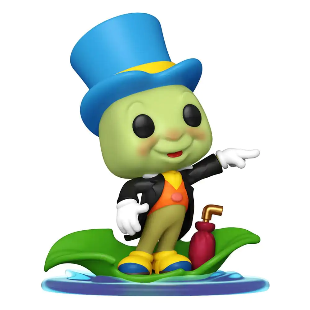 Pinocchio POP! Disney Vinyl Figur Jiminy on leaf 9 cm Produktfoto