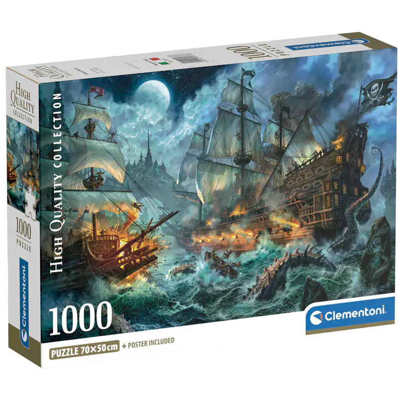 Pirates Battle Puzzle 1000St termékfotó