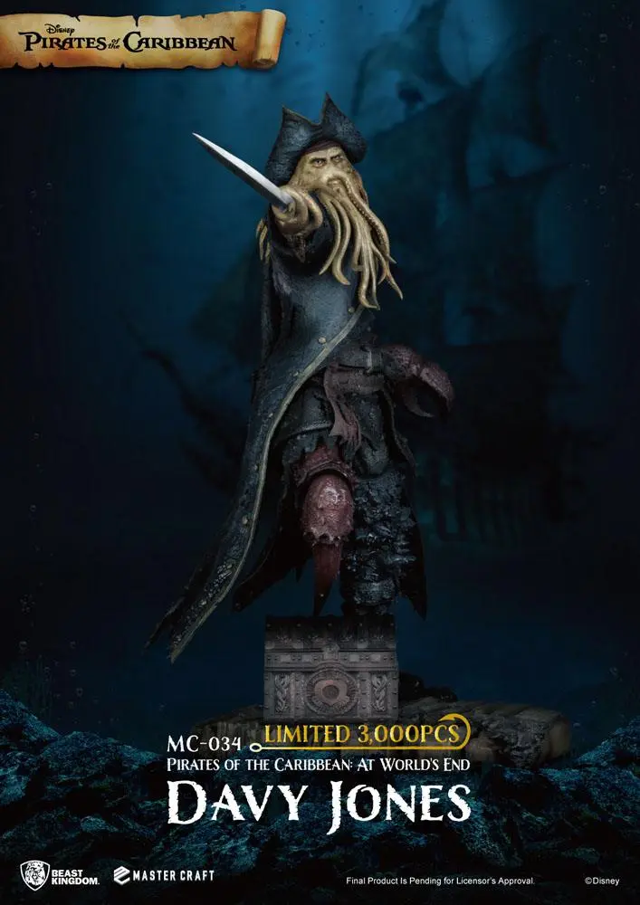 Pirates of the Caribbean - Am Ende der Welt Master Craft Statue Davy Jones 42 cm Produktfoto
