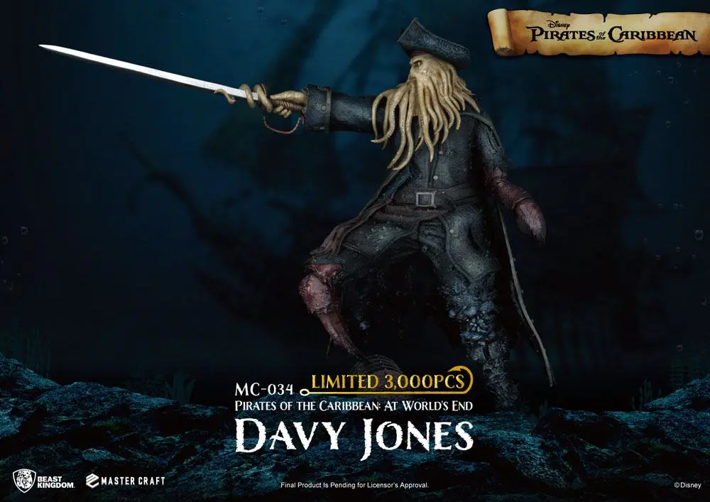 Pirates of the Caribbean - Am Ende der Welt Master Craft Statue Davy Jones 42 cm Produktfoto