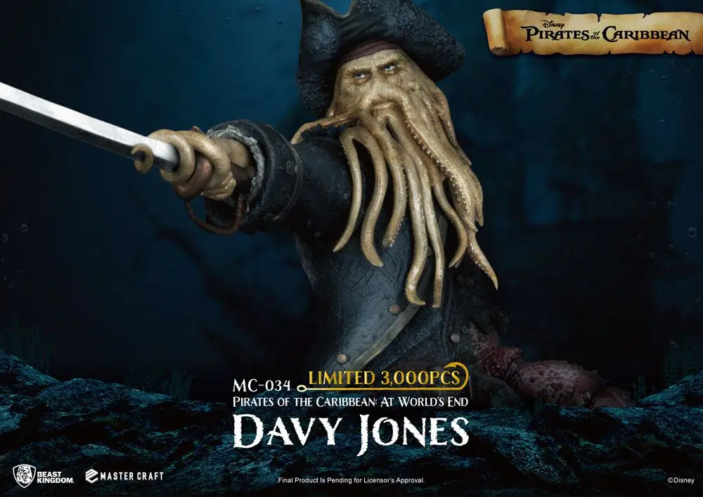 Pirates of the Caribbean - Am Ende der Welt Master Craft Statue Davy Jones 42 cm Produktfoto