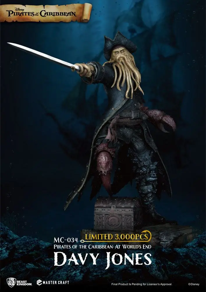 Pirates of the Caribbean - Am Ende der Welt Master Craft Statue Davy Jones 42 cm Produktfoto