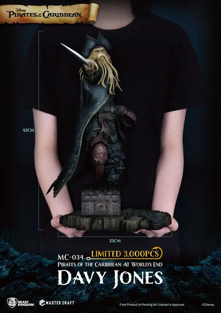 Pirates of the Caribbean - Am Ende der Welt Master Craft Statue Davy Jones 42 cm Produktfoto