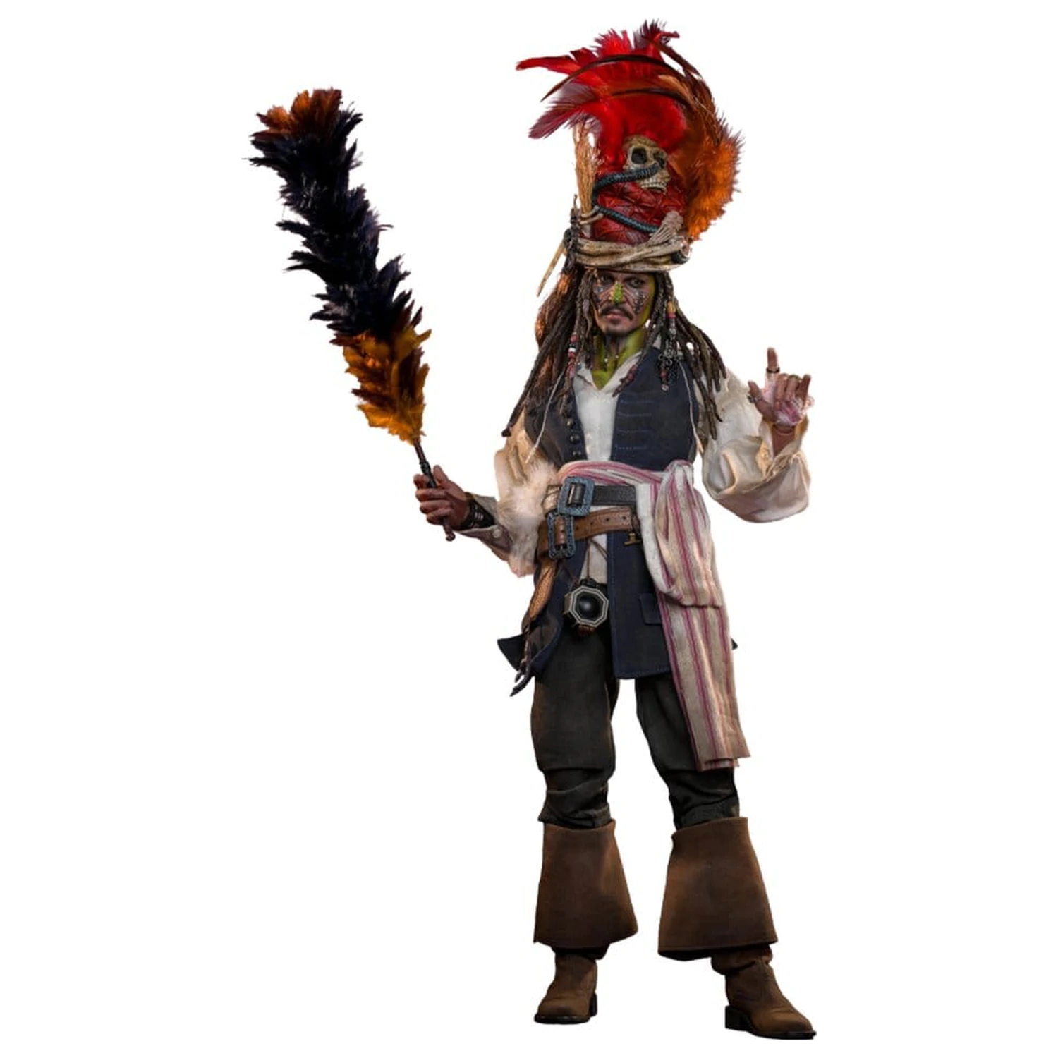 Pirates of the Caribbean: Dead Man's Chest Action DX Figur 1/6 Pelegostos Chief Jack Sparrow 30 cm Produktfoto