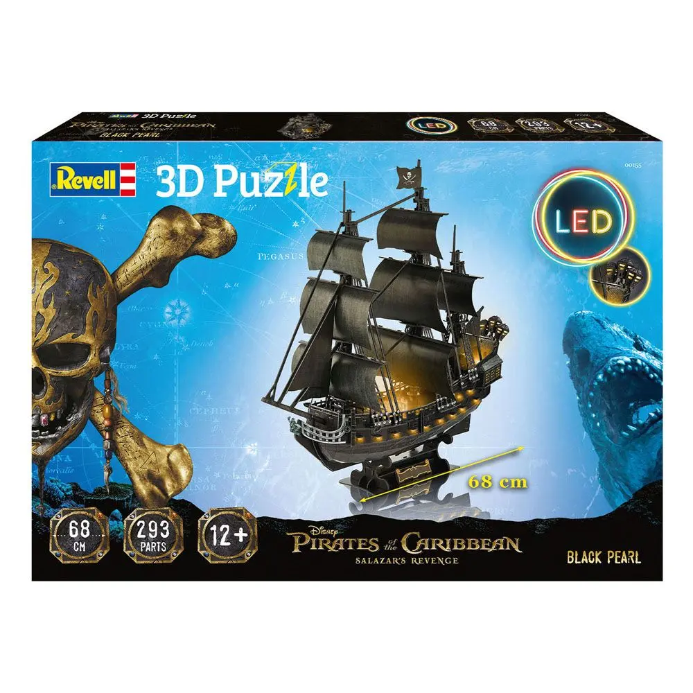 Pirates of the Caribbean: Salazars Rache 3D Puzzle Black Pearl LED Edition termékfotó