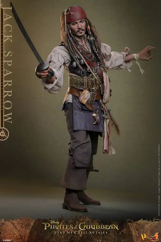 Pirates of the Caribbean: Salazars Rache DX Actionfigur 1/6 Jack Sparrow 30 cm Produktfoto