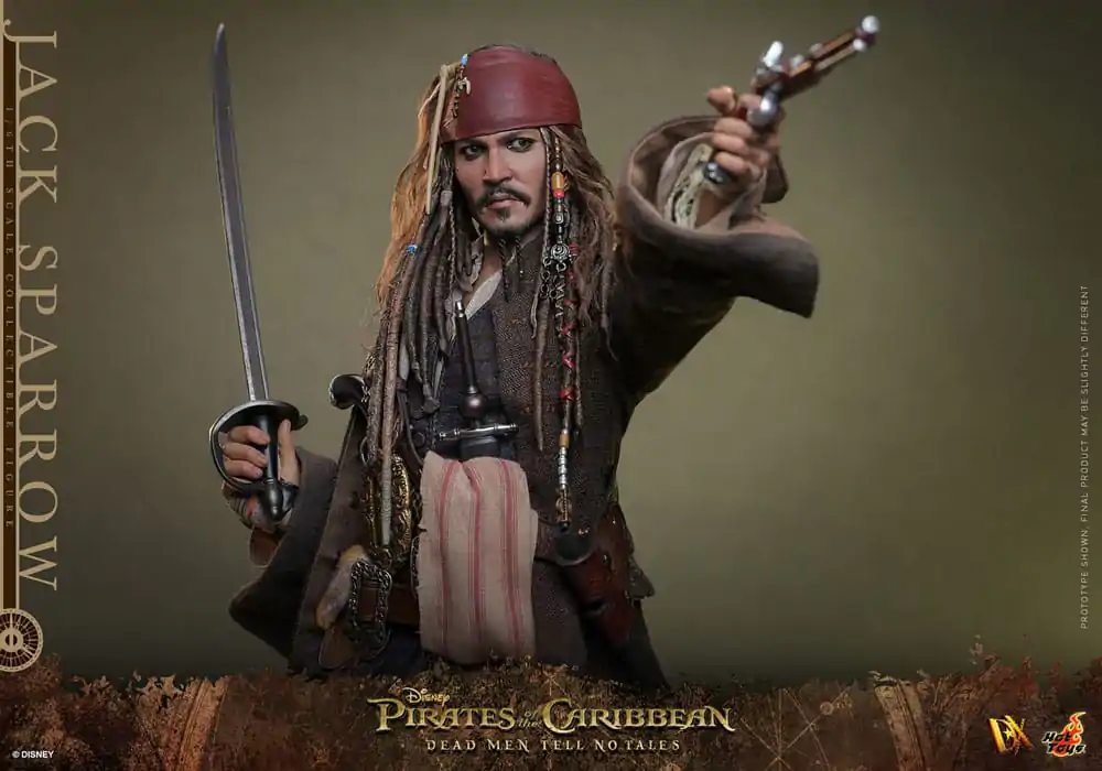 Pirates of the Caribbean: Salazars Rache DX Actionfigur 1/6 Jack Sparrow 30 cm Produktfoto