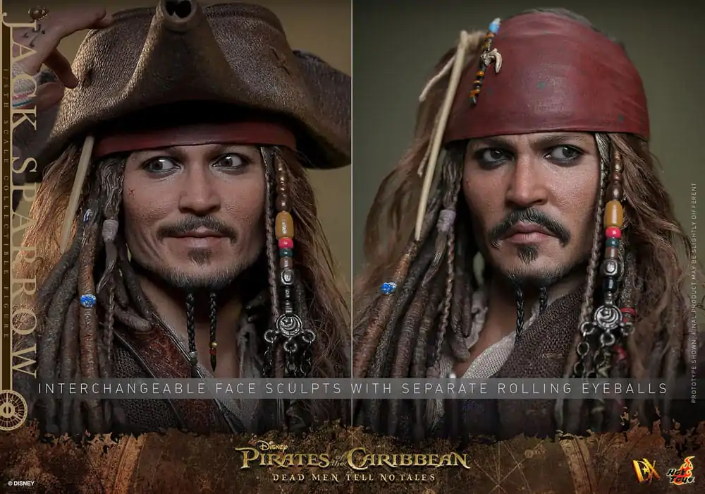 Pirates of the Caribbean: Salazars Rache DX Actionfigur 1/6 Jack Sparrow 30 cm Produktfoto