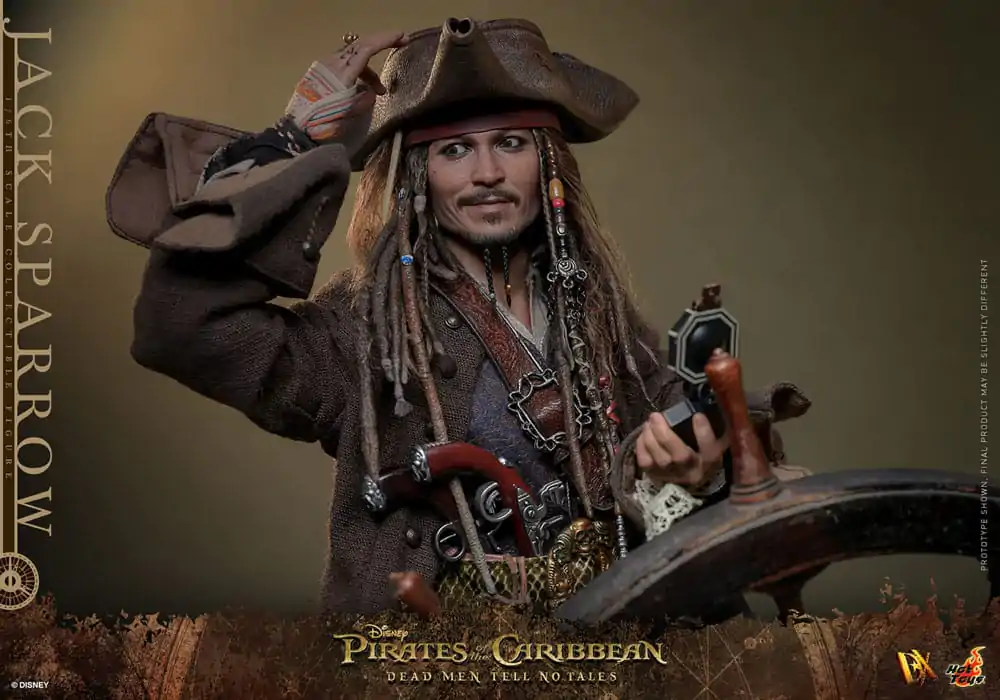Pirates of the Caribbean: Salazars Rache DX Actionfigur 1/6 Jack Sparrow 30 cm Produktfoto