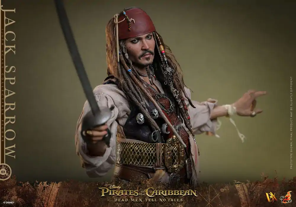 Pirates of the Caribbean: Salazars Rache DX Actionfigur 1/6 Jack Sparrow 30 cm Produktfoto