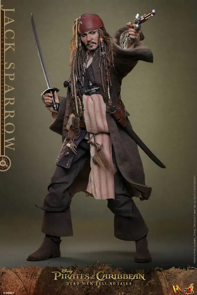 Pirates of the Caribbean: Salazars Rache DX Actionfigur 1/6 Jack Sparrow 30 cm Produktfoto