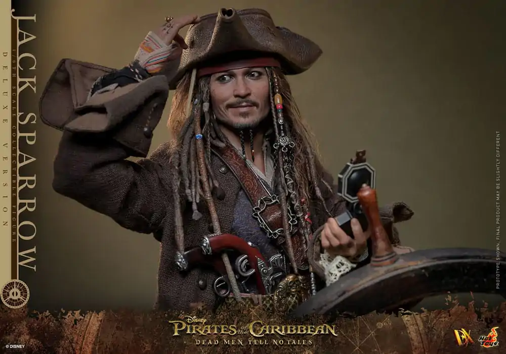 Pirates of the Caribbean: Salazars Rache DX Actionfigur 1/6 Jack Sparrow (Deluxe Version) 30 cm termékfotó