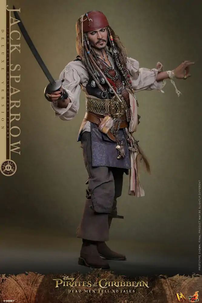 Pirates of the Caribbean: Salazars Rache DX Actionfigur 1/6 Jack Sparrow (Deluxe Version) 30 cm termékfotó