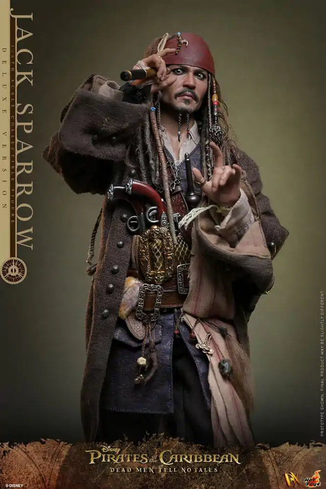 Pirates of the Caribbean: Salazars Rache DX Actionfigur 1/6 Jack Sparrow (Deluxe Version) 30 cm termékfotó