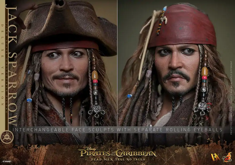 Pirates of the Caribbean: Salazars Rache DX Actionfigur 1/6 Jack Sparrow (Deluxe Version) 30 cm termékfotó