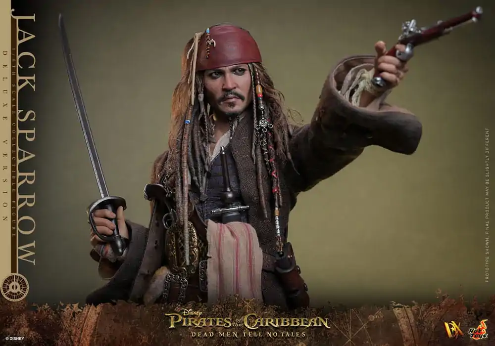 Pirates of the Caribbean: Salazars Rache DX Actionfigur 1/6 Jack Sparrow (Deluxe Version) 30 cm termékfotó