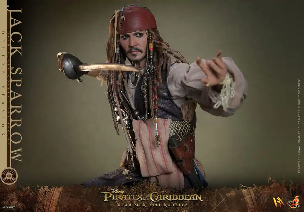 Pirates of the Caribbean: Salazars Rache DX Actionfigur 1/6 Jack Sparrow (Deluxe Version) 30 cm termékfotó