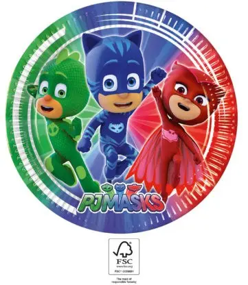 PJ Masks Papierteller 8 Stück 23 cm FSC Produktfoto