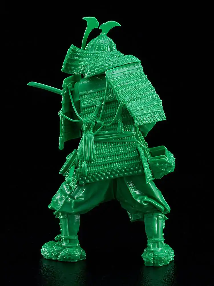 PLAMAX Modellbausatz 1/12 Kamakura Period Armored Warrior: Green Color Edition 13 cm Produktfoto