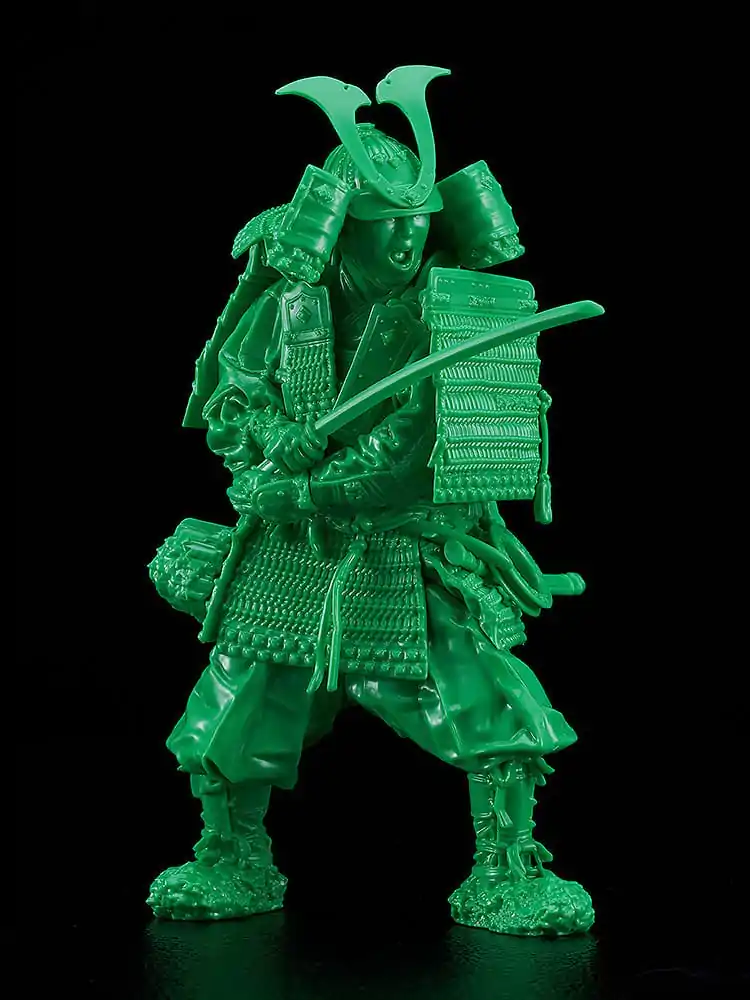 PLAMAX Modellbausatz 1/12 Kamakura Period Armored Warrior: Green Color Edition 13 cm Produktfoto