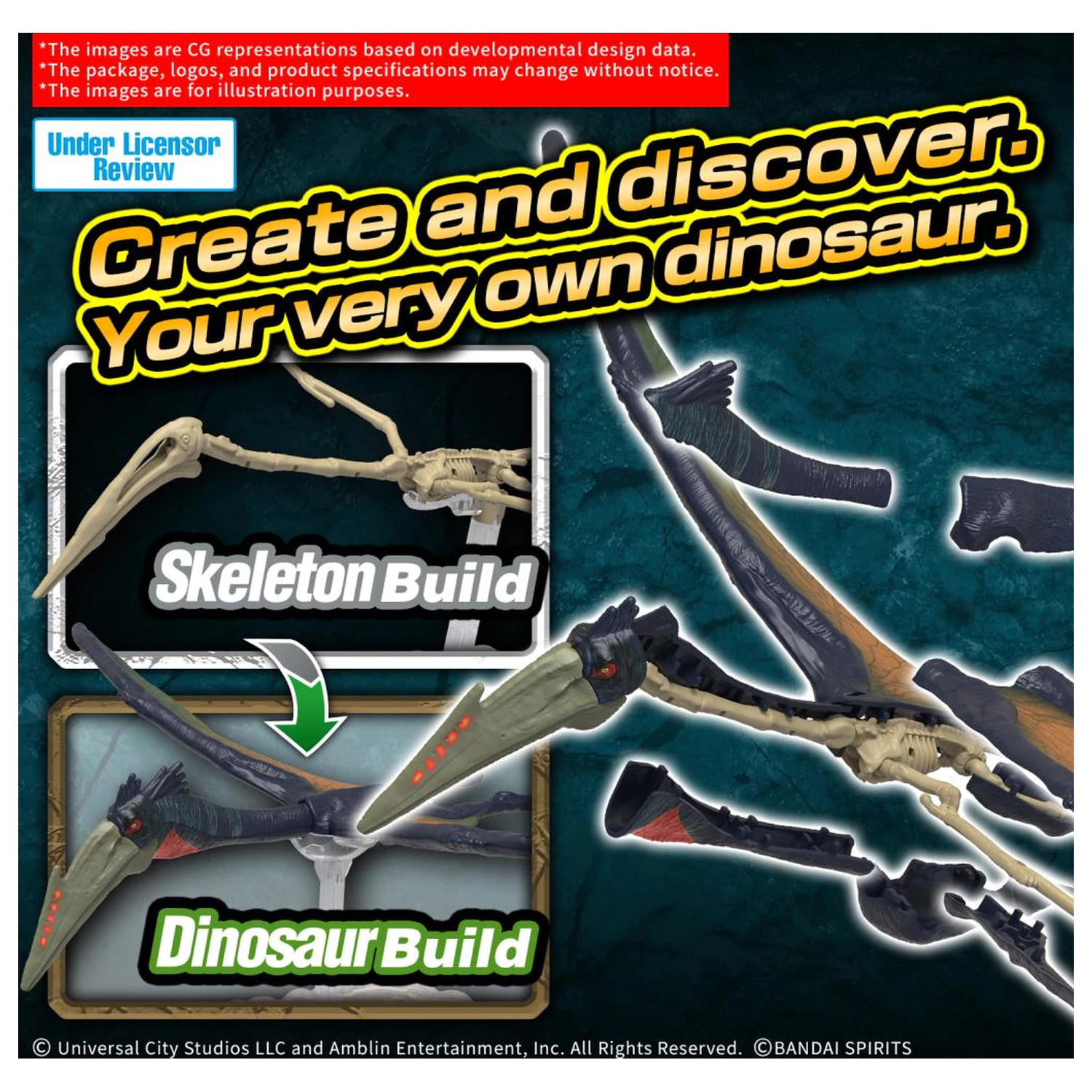 Plannosaurus Jurassic World Quetzalcoatlus Modellbausatz Produktfoto
